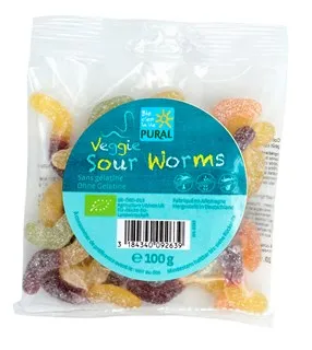 Pural Zure Fruitsnoepjes zonder Gelatine Bio (100 gr)