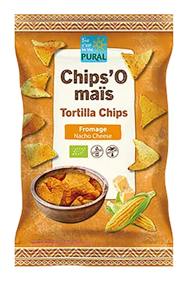 Pural Mais Tortilla Chips Nacho Kaas Bio (125 gr)