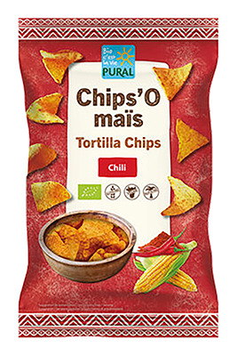 Pural Mais Tortilla Chips Chili Bio (125 gr)