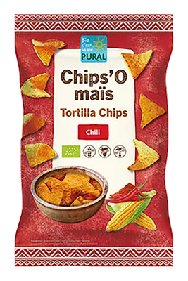 Pural Mais Tortilla Chips Chili Bio (125 gr)