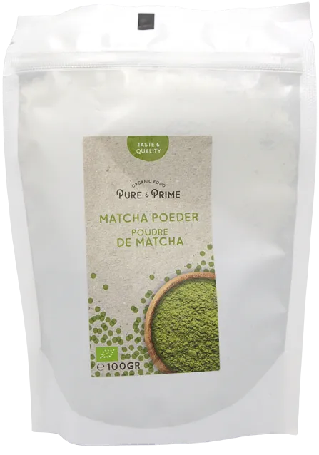 Pure & Prime Matcha Poeder Bio (100 gr)