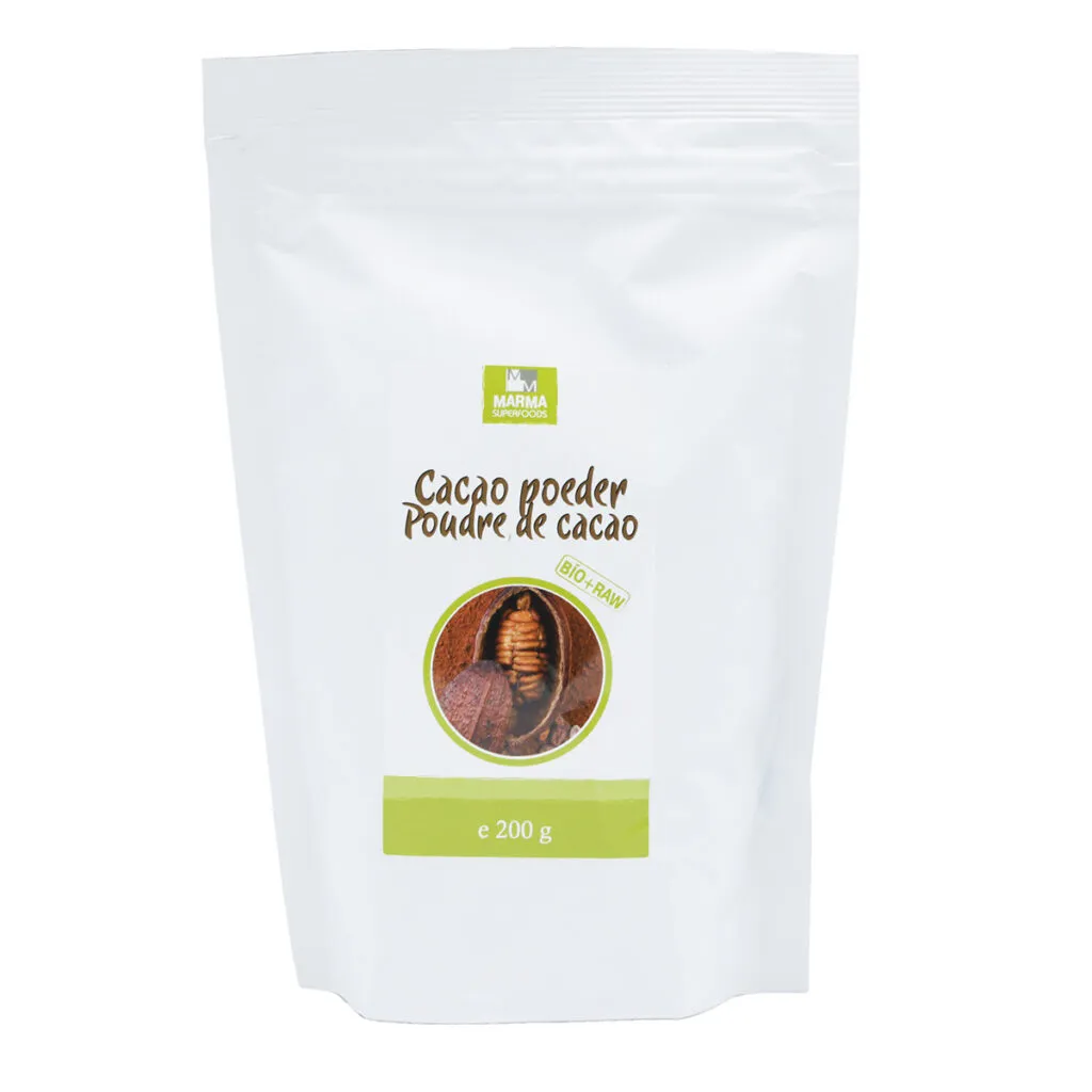 Pure & Prime Cacao Poeder Bio & Raw (200 gr)