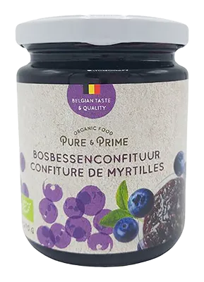 Pure & Prime Bosbessen Confituur Bio (270 gr)