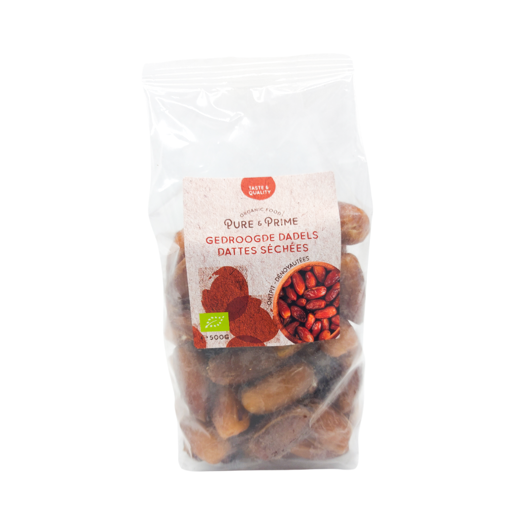 Pure & Prime Dadels zonder Pit Bio (500 gr)