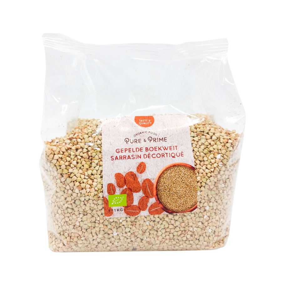 Pure & Prime Boekweit Gepeld Bio (1000 gr)