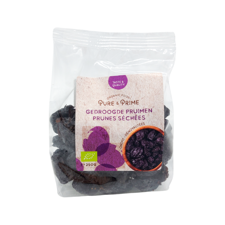 Pure & Prime Pruimen zonder Pit Bio (250 gr)