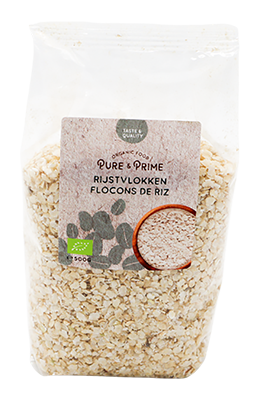 Pure & Prime Rijstvlokken Bio (500 gr)