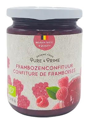 Pure & Prime Frambozen Confituur Bio (270 gr)