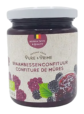 Pure & Prime Braambessen Confituur Bio (270 gr)