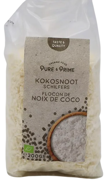 Pure & Prime Kokosnoot Schilfers Bio (200 gr)