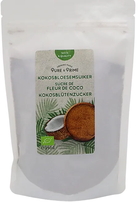 Pure & Prime Kokosbloesemsuiker Bio (250 gr)