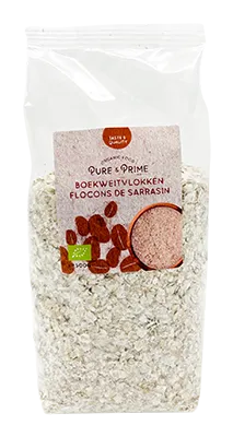 Pure & Prime Boekweitvlokken Bio (500 gr)