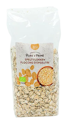 Pure & Prime Speltvlokken Bio (500 gr)