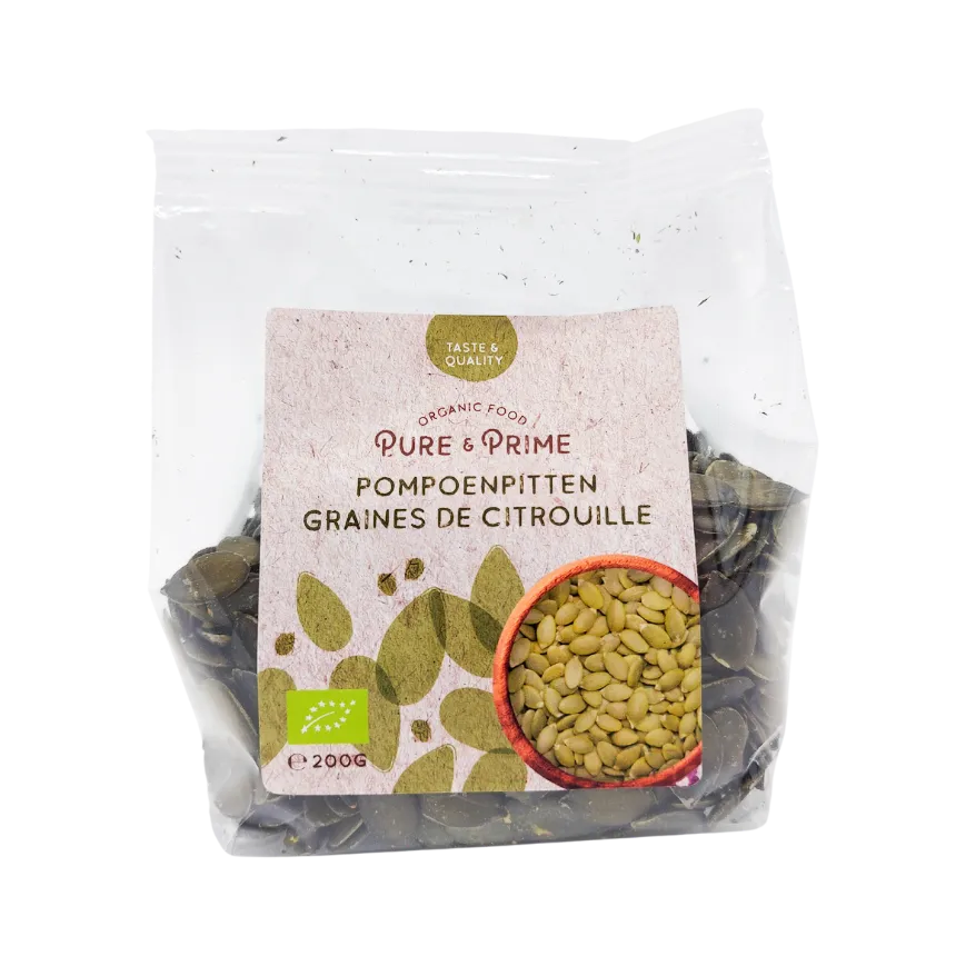 Pure & Prime Pompoenpitten Bio (200 gr)