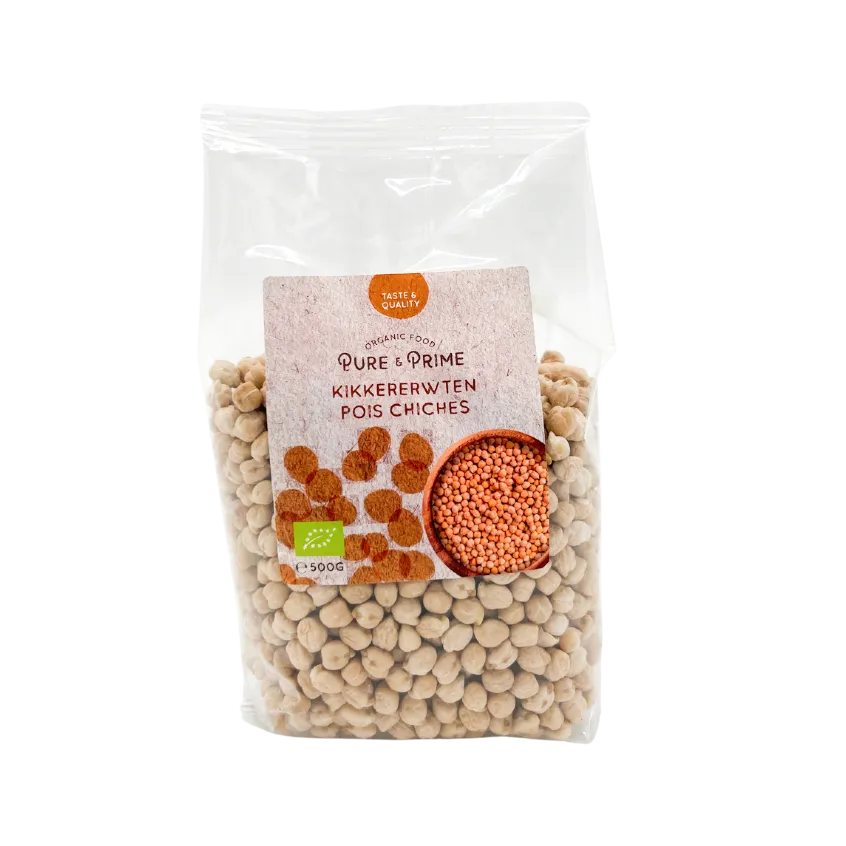 Pure & Prime Kikkererwten Bio (500 gr)