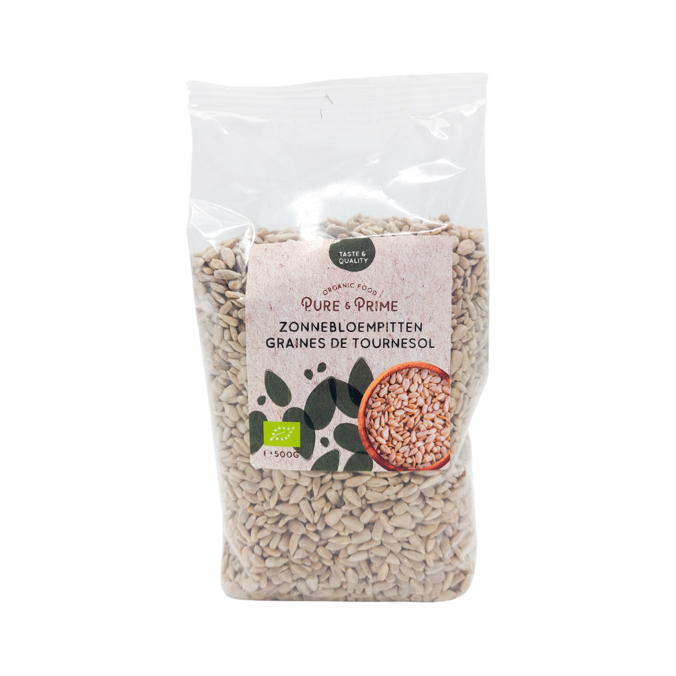 Pure & Prime Zonnebloempitten Bio (500 gr)