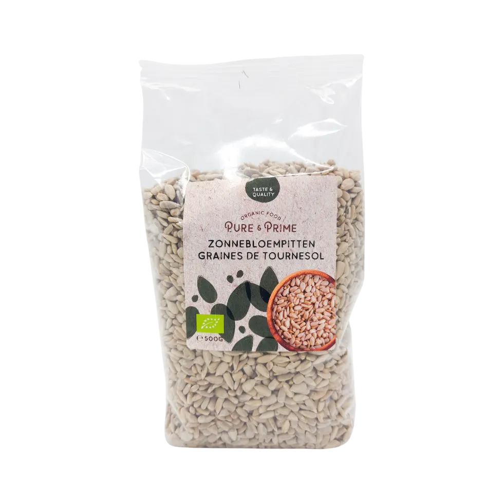 Pure & Prime Zonnebloempitten Bio (500 gr)