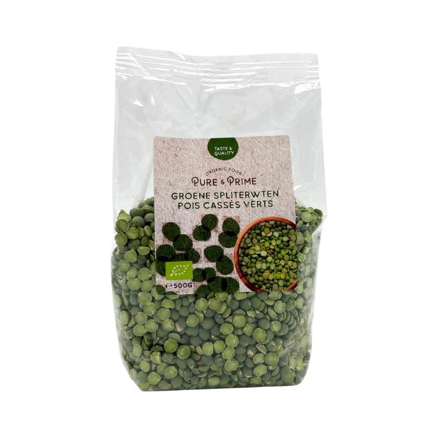 Pure & Prime Spliterwten Groen Bio (500 gr)