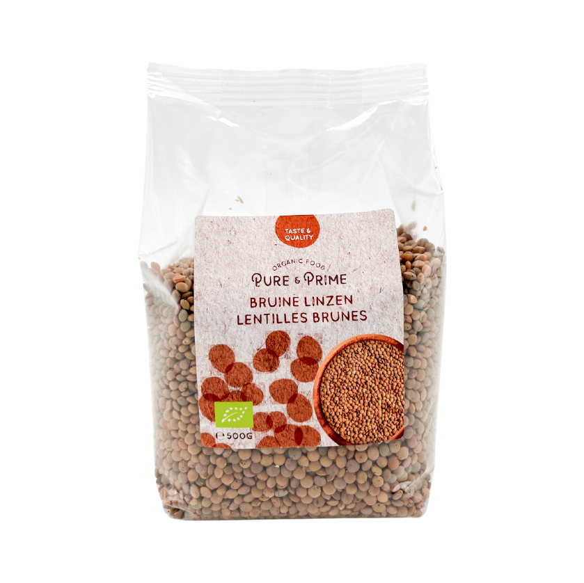 Pure & Prime Linzen Bruin Bio (500 gr)