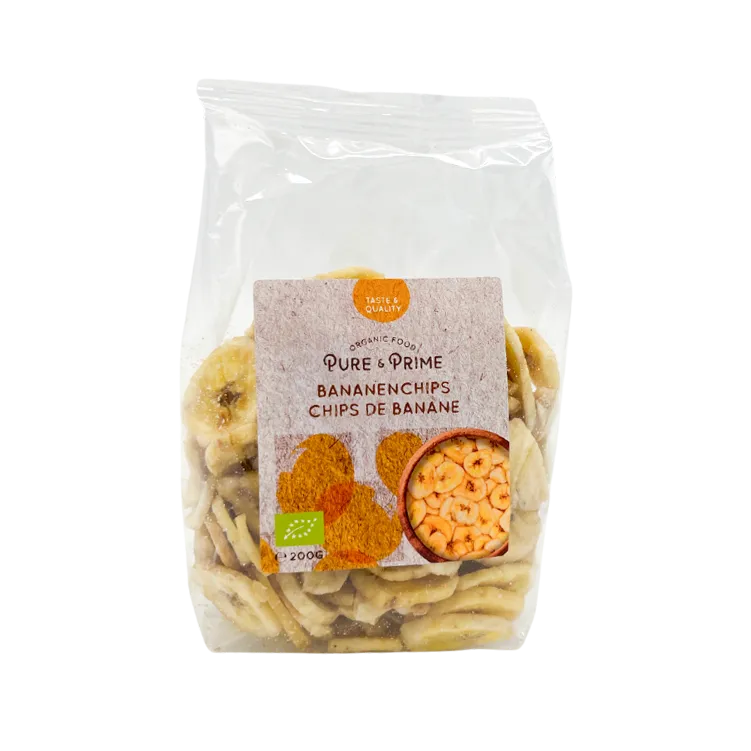 Pure & Prime Bananen Chips Bio (200 gr)