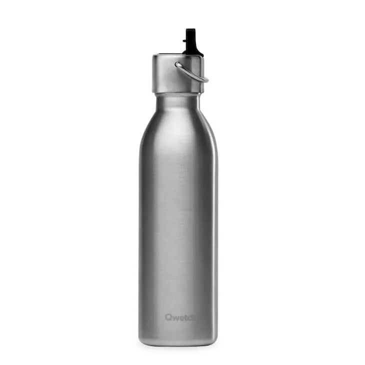 Qwetch Thermosfles Geborsteld Inox met Sportdop (600 ml)