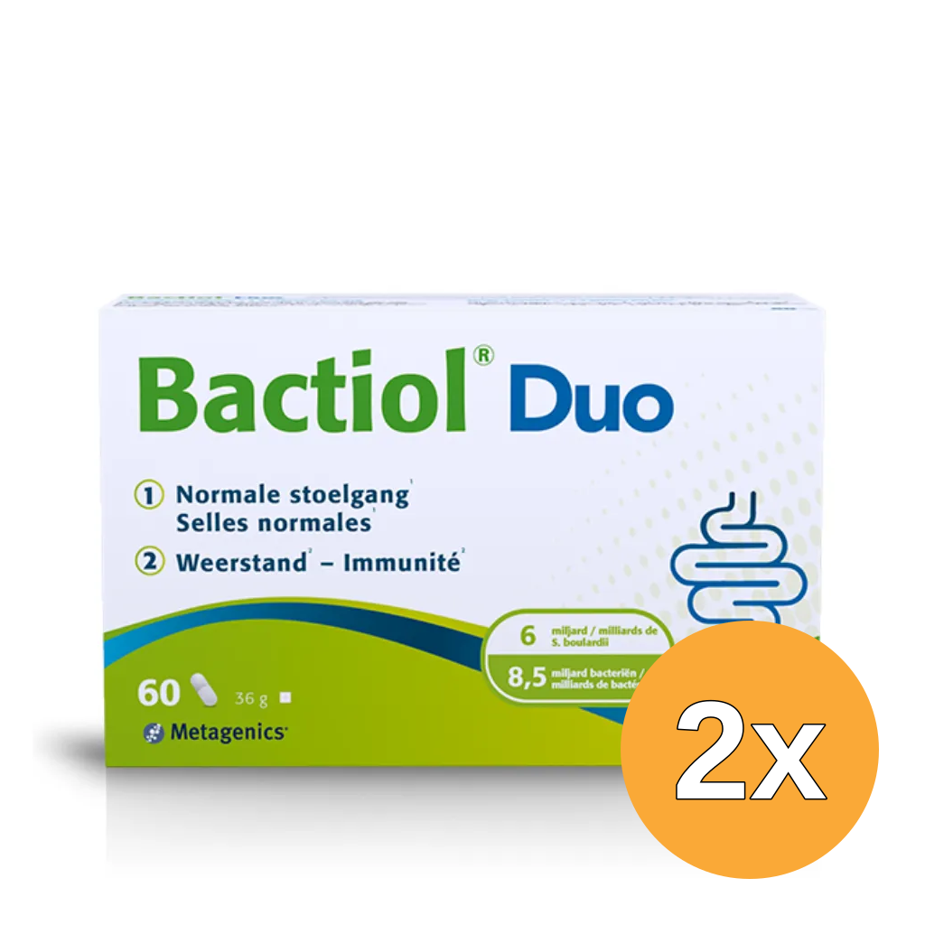 2x Metagenics Bactiol Duo Nf (60 capsules)