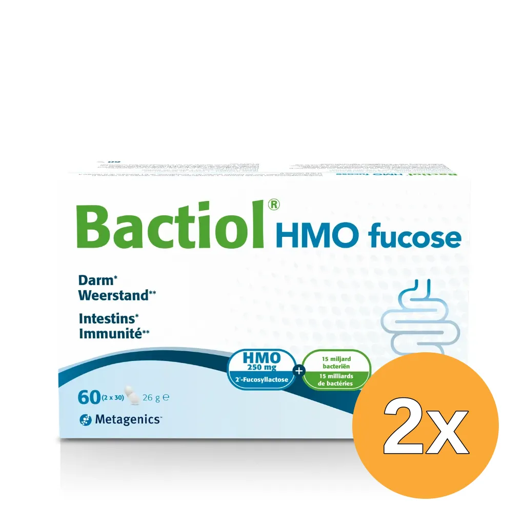 2x Metagenics Bactiol HMO Fucose 4x15 Capsules (60 capsules)