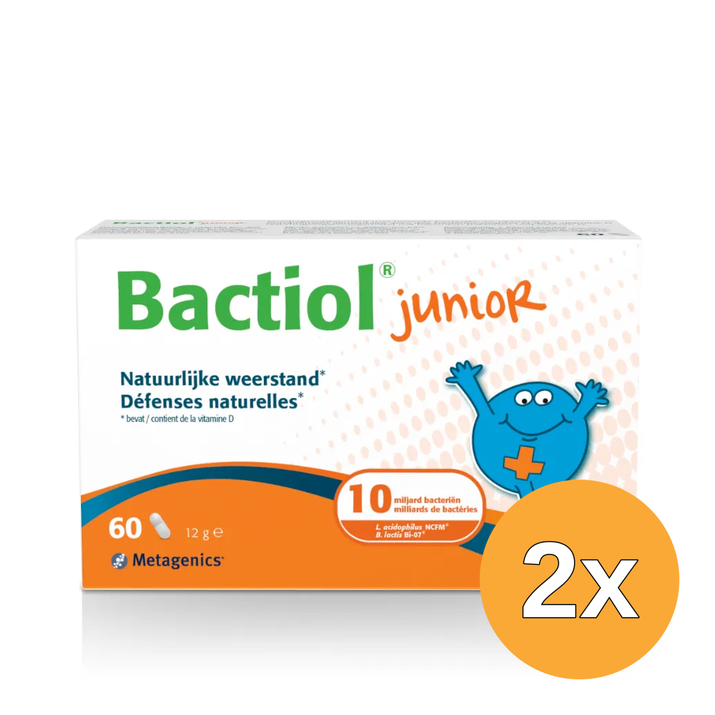 2x Metagenics Bactiol Junior (60 capsules)
