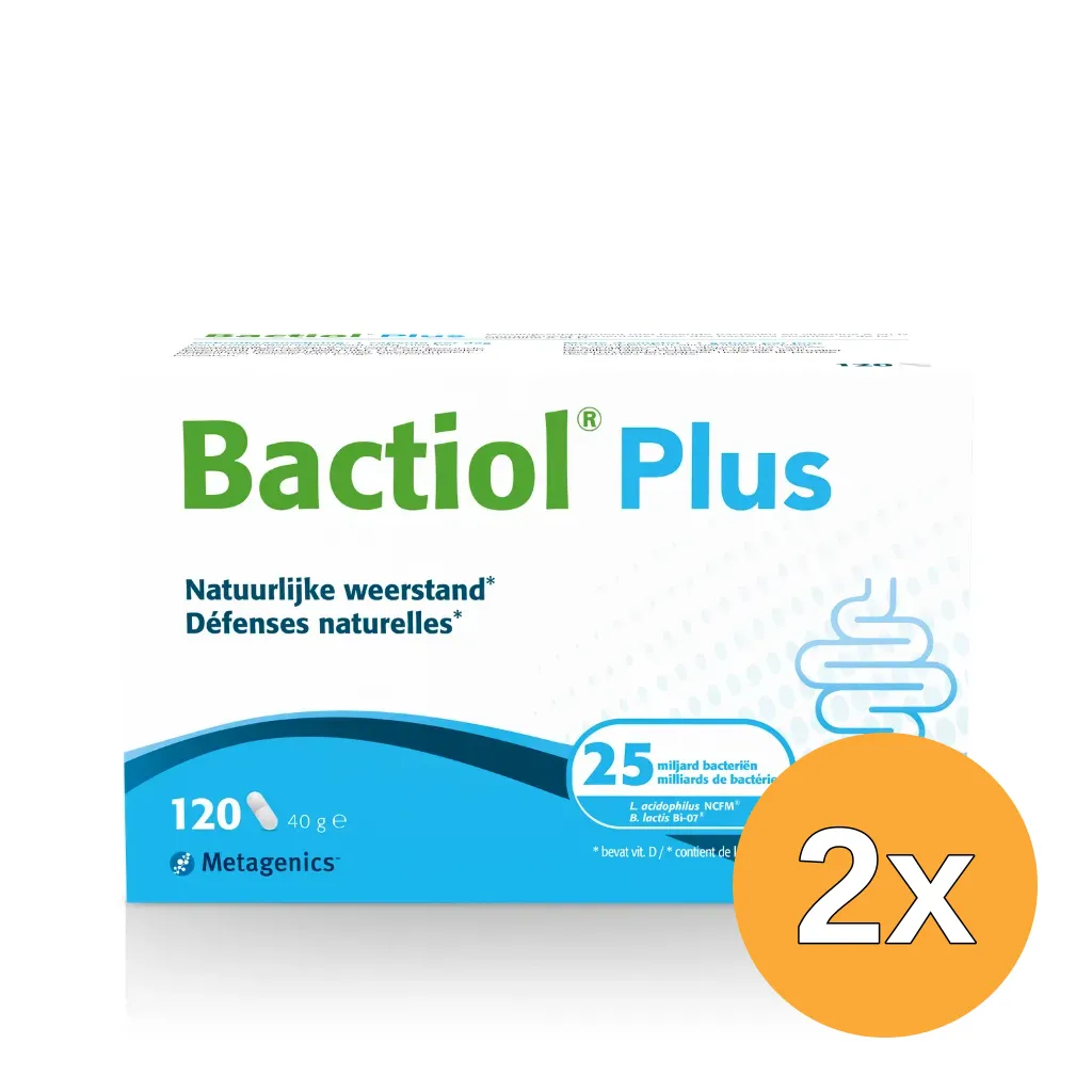 2x Metagenics Bactiol Plus NF (120 capsules)