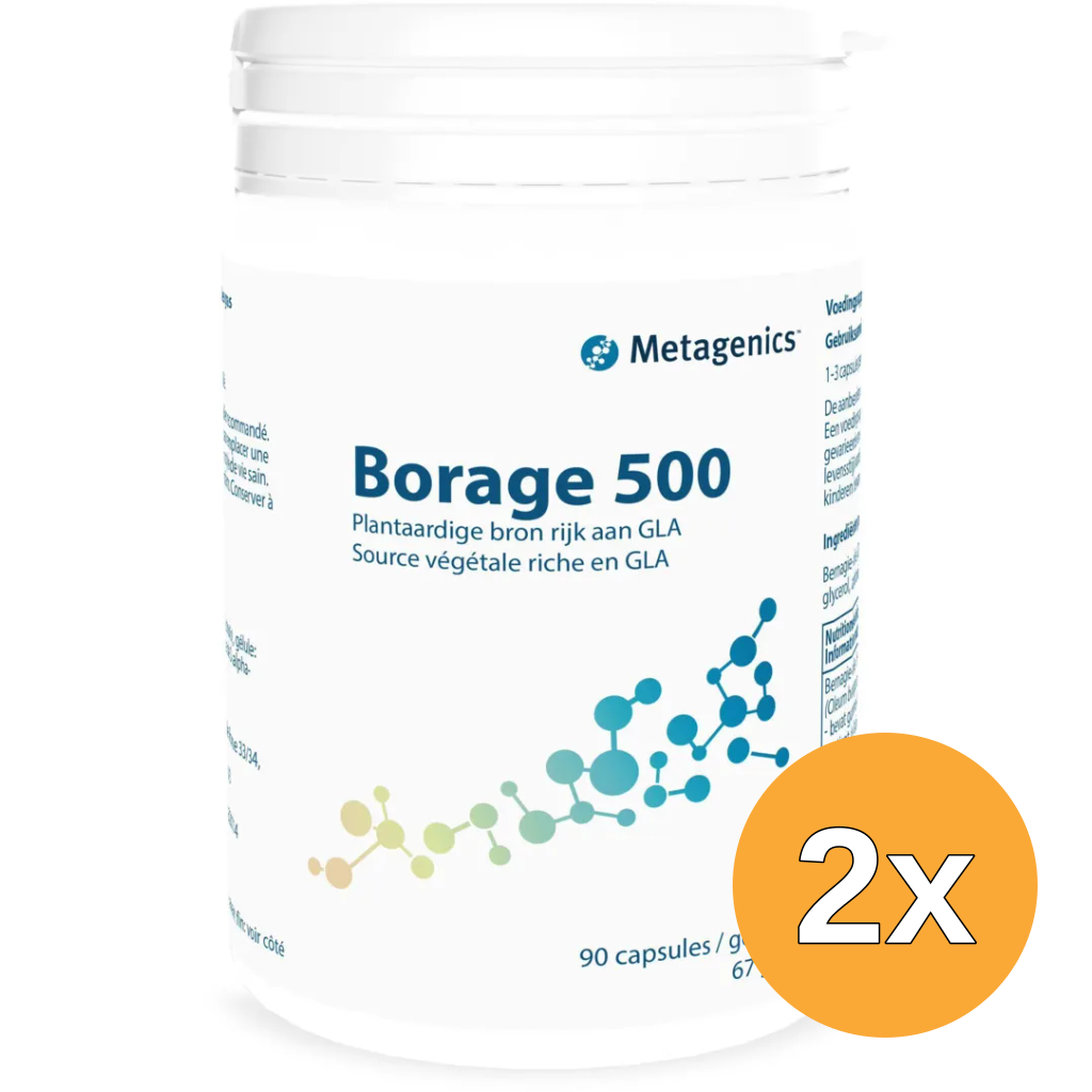 2x Metagenics Borage 500 (90 capsules)