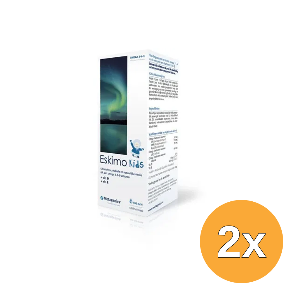 2x Metagenics Eskimo 3 Kids Tutti Frutti (105 ml)
