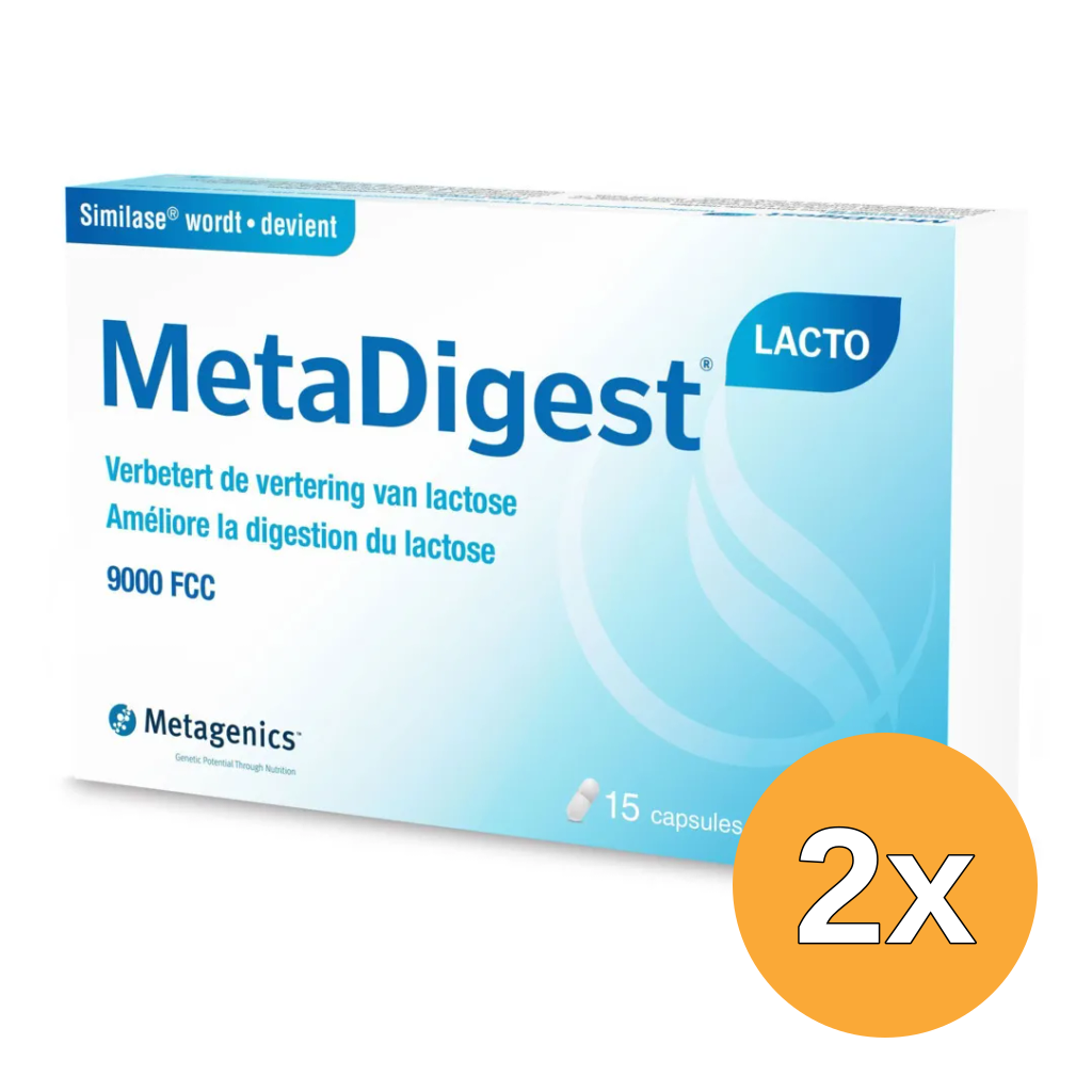 2x Metagenics MetaDigest Lacto NF (15 capsules)