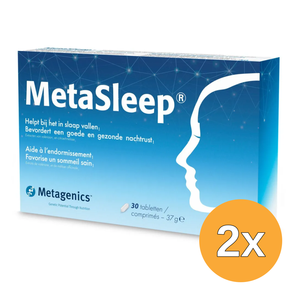 2x Metagenics MetaSleep (30 tabletten)