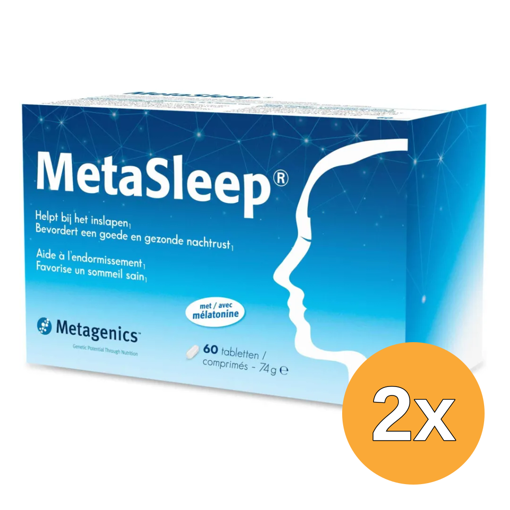 2x Metagenics MetaSleep (60 tabletten)