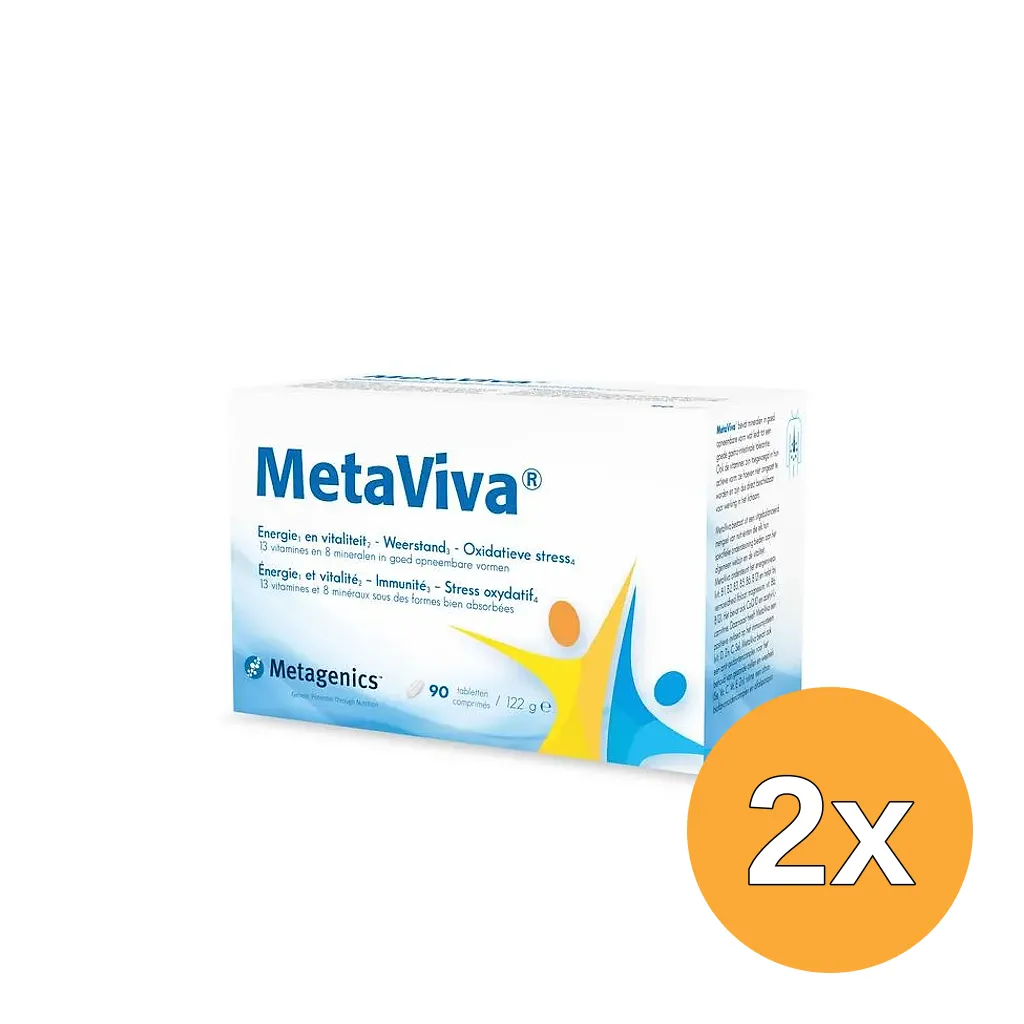 2x Metagenics MetaViva (90 tabletten)