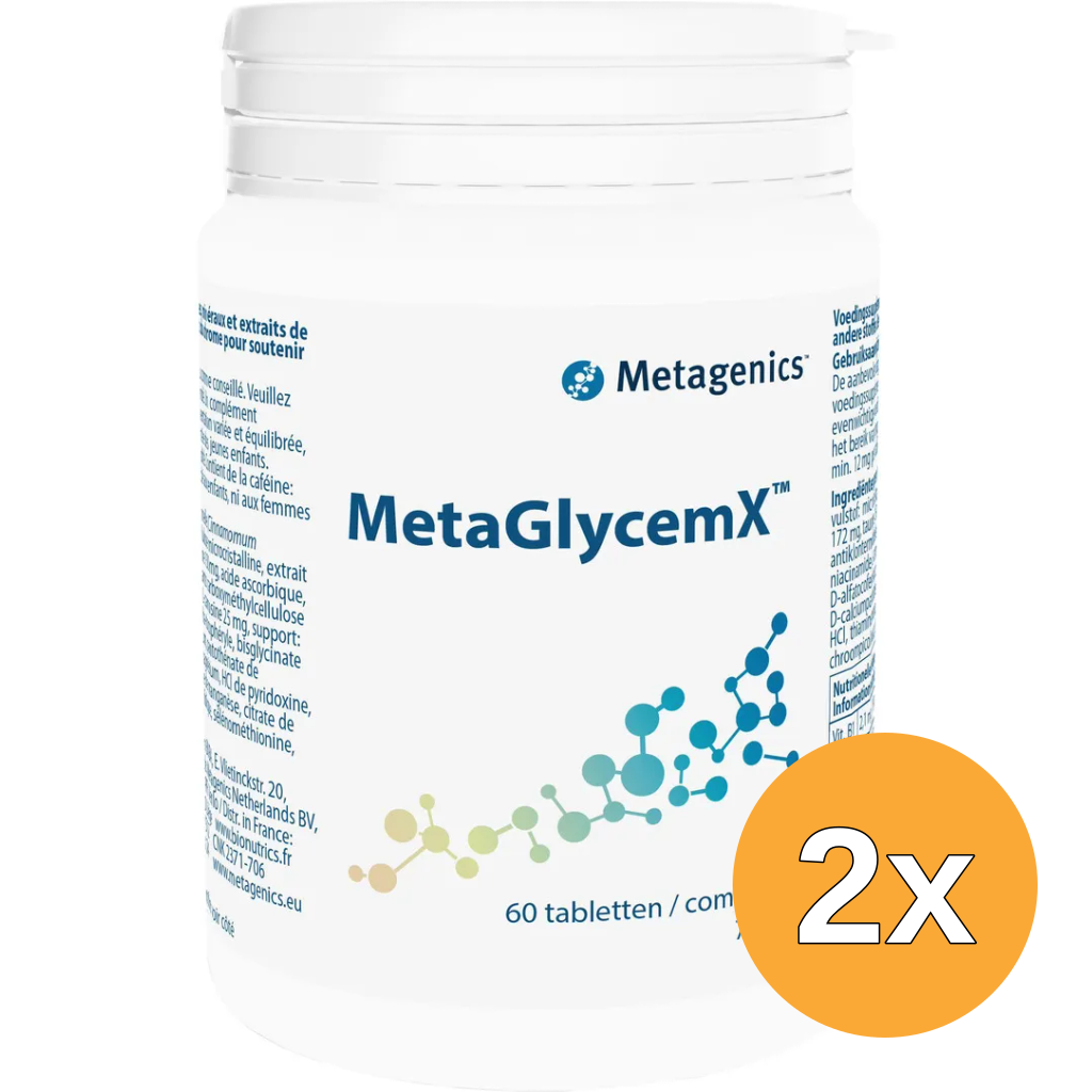 2x Metagenics Metaglycemx V2 Nf (60 tabletten)