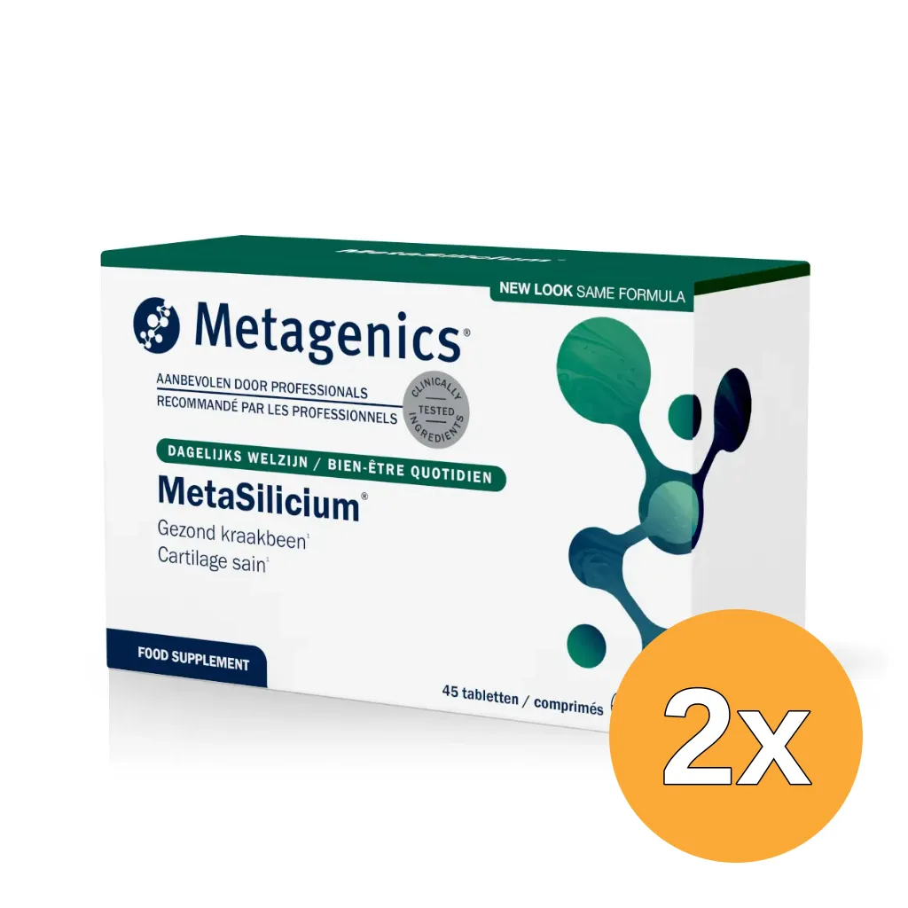 2x Metagenics Metasilicium (45 tabletten)