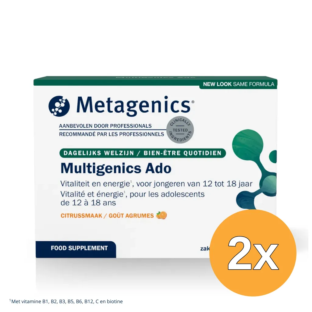 2x Metagenics MultiGenics Ado NF (30 zakjes)