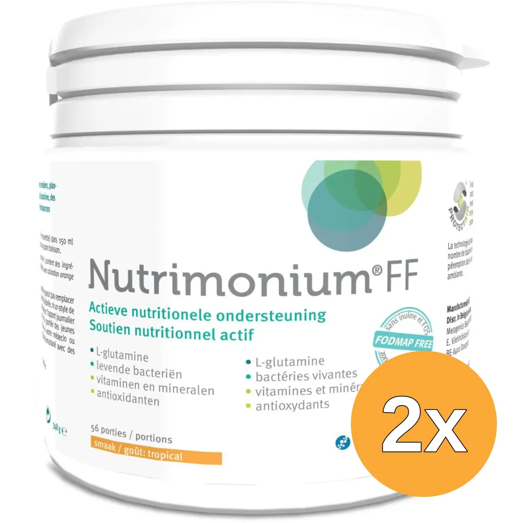 2x Metagenics Nutrimonium Fodmap Free Tropical 56 Porties (348 gr)