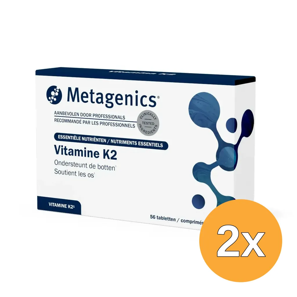 2x Metagenics Vitamine K2 Tabletten (56 tabletten)