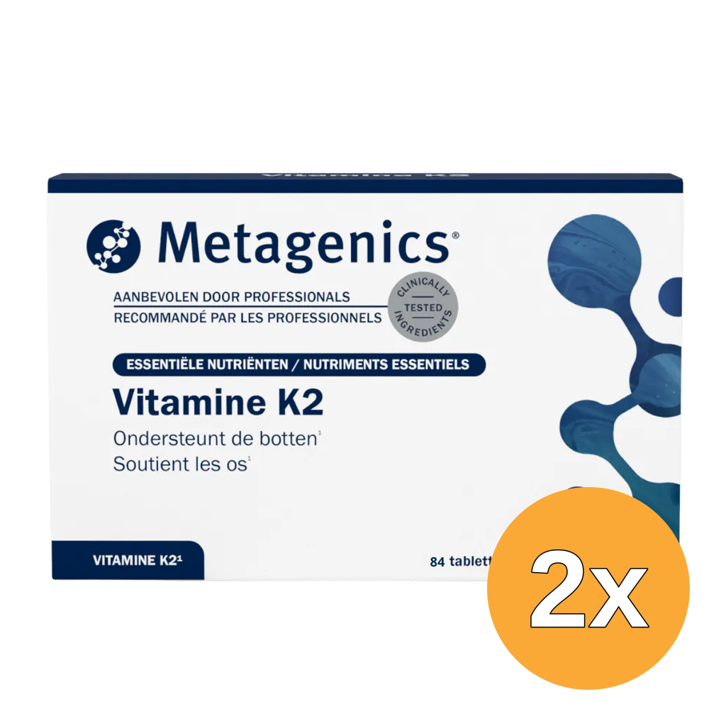 2x Metagenics Vitamine K2 Tabletten (84 tabletten)