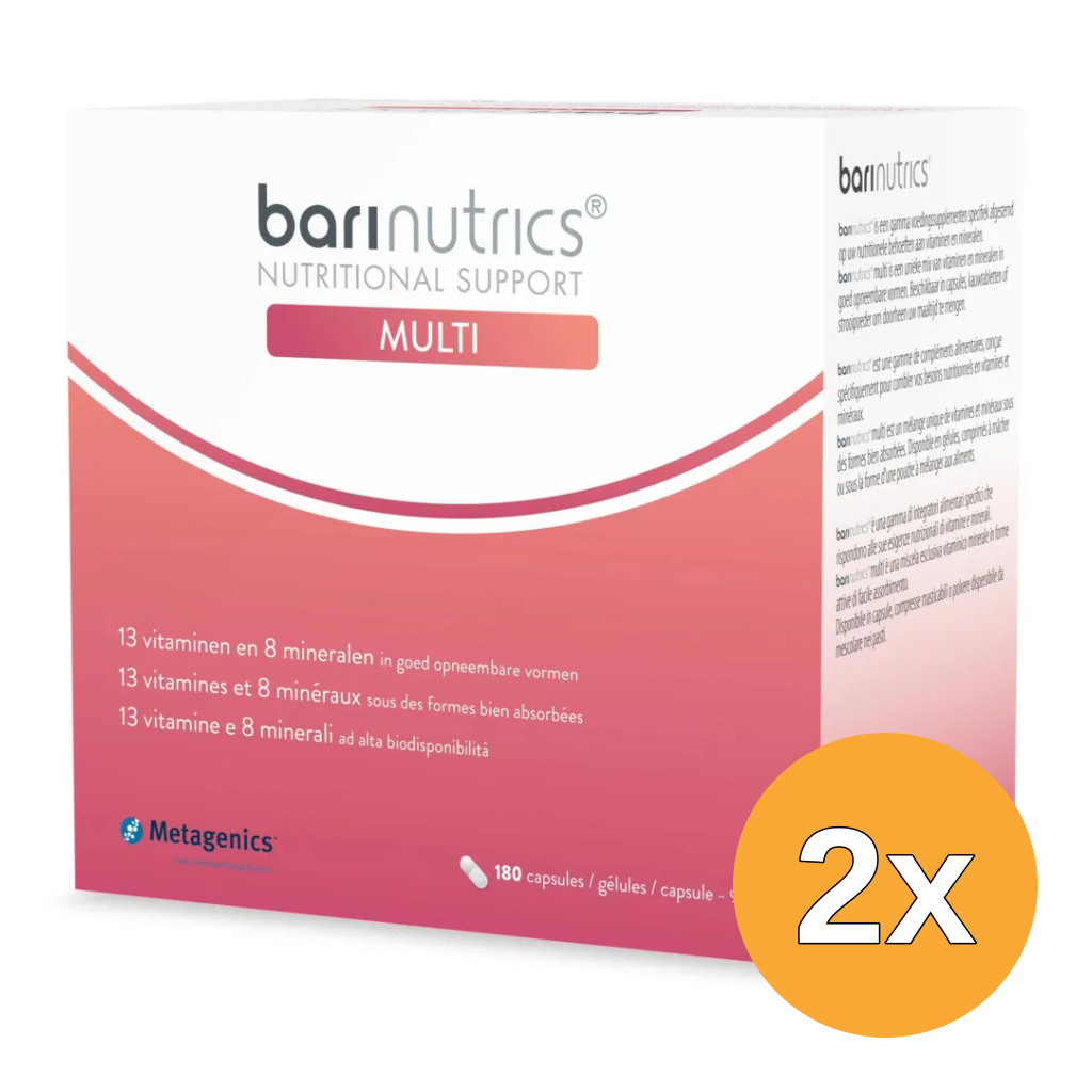 2x Barinutrics Multi (180 capsules)
