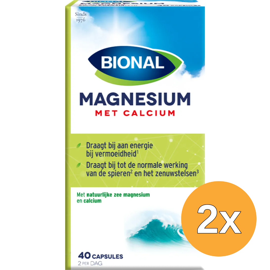 2x Bional Zee Magnesium Calcium (40 capsules)
