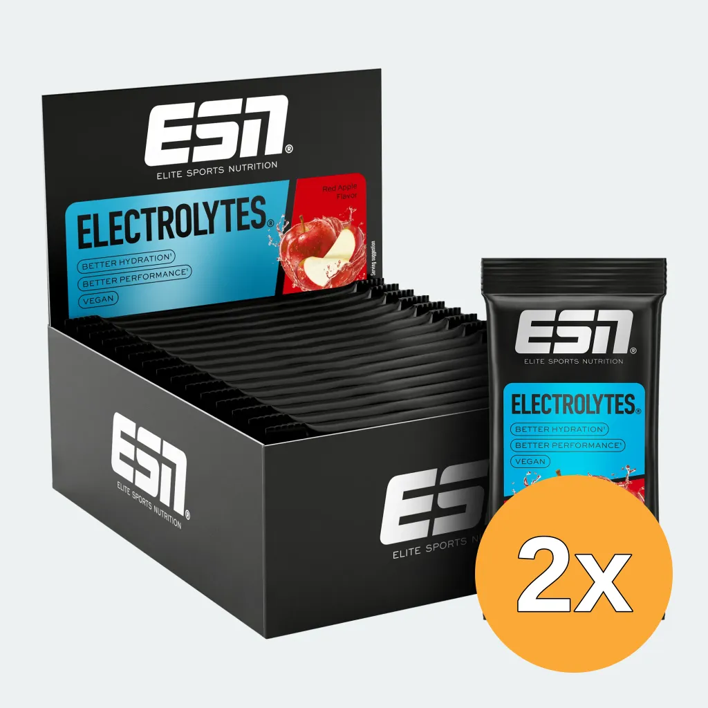 2x ESN Electrolytes Pro Red Apple (15 x 22,5 gr)