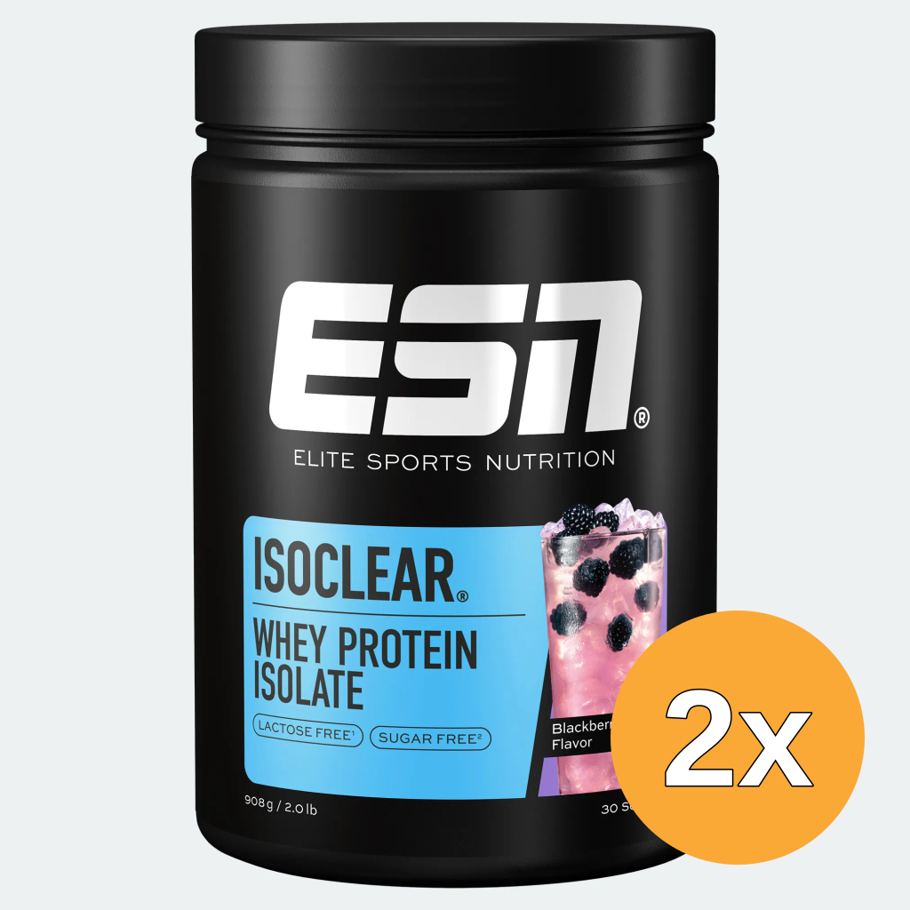 2x ESN ISOCLEAR Whey Isolate Blackberry (908 gr)