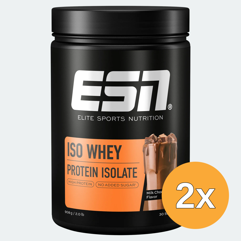 2x ESN Iso Whey Protein Milk Chocolate (908 gr)