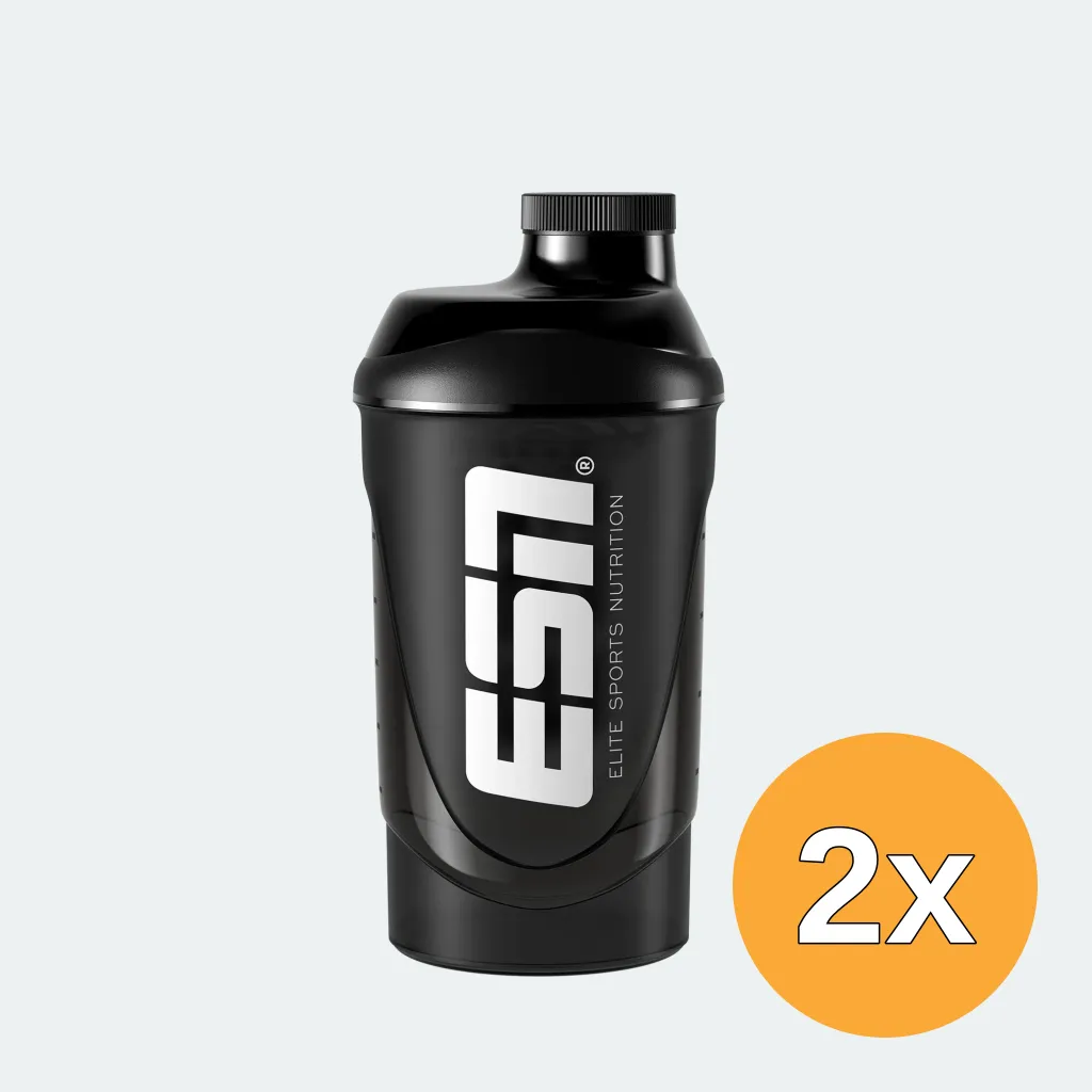 2x ESN Shaker Black Transparent 600 ml (1 stuk)