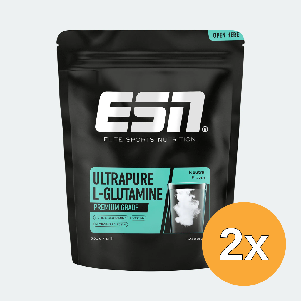 2x ESN Ultrapure L-Glutamine Powder (500 gr)