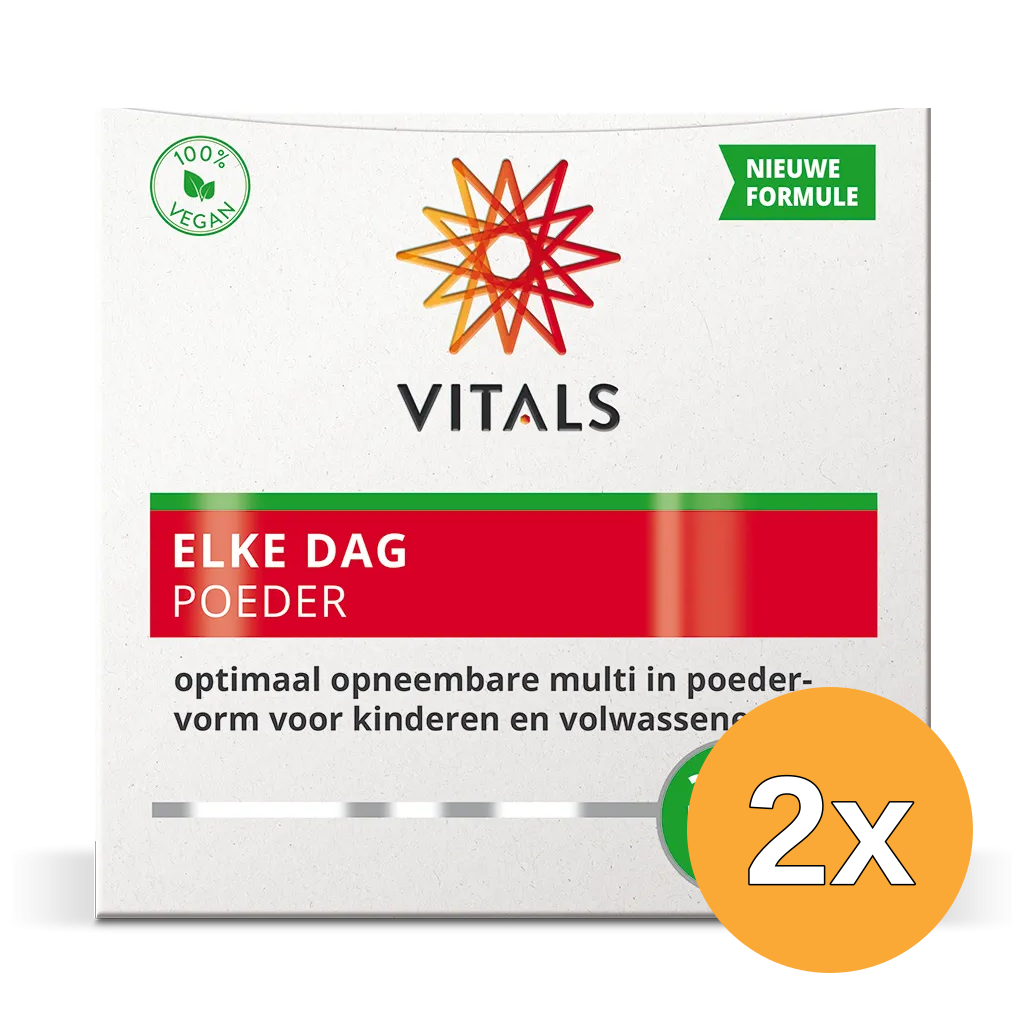 2x Vitals Elke Dag Poeder (300 gr)