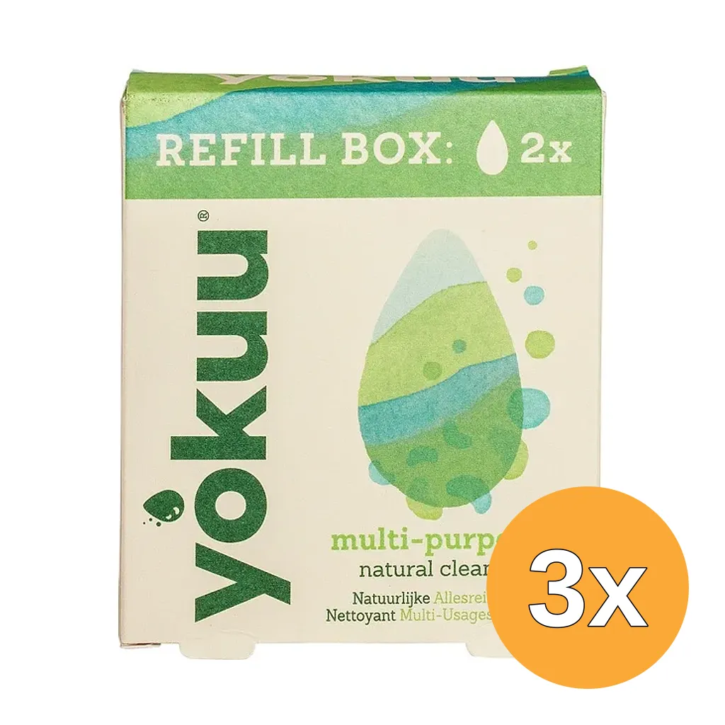 3x Yokuu Allesreiniger Refill (2 stuks)